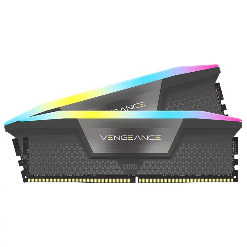 Corsair Vengeance RGB 32GB 2x16GB 6400MHz DDR5 CL36 RAM - Grey CMH32GX5M2B6400Z36