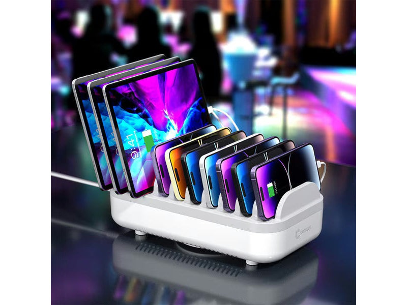 COMSOL 10 Port USB-C & USB-A Charging Station 120W Total Power
