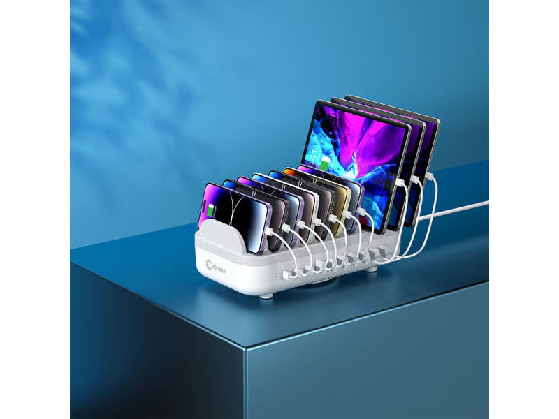 COMSOL 10 Port USB-C & USB-A Charging Station 120W Total Power