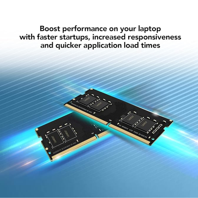 Lexar 32GB DDR4-3200 SODIMM CL22 Laptop Memory (LD4AS032G-B3200GSST)