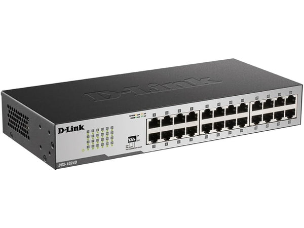 D-Link 24-Port Gigabit Unmanaged Desktop Switch with 24 Gigabit ports