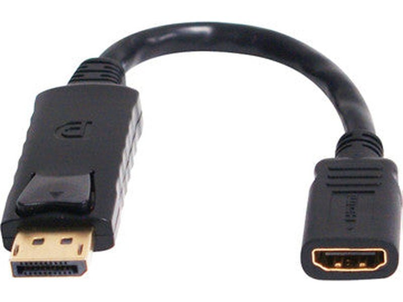 Comsol 20cm DisplayPort Male to HDMI Female Adapter [DP-HDMI-AD]