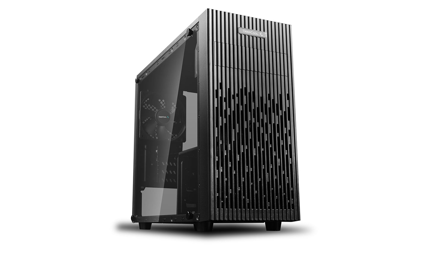 DeepCool MATREXX 30 Full Tempered Glass Side Panel M-ATX Case