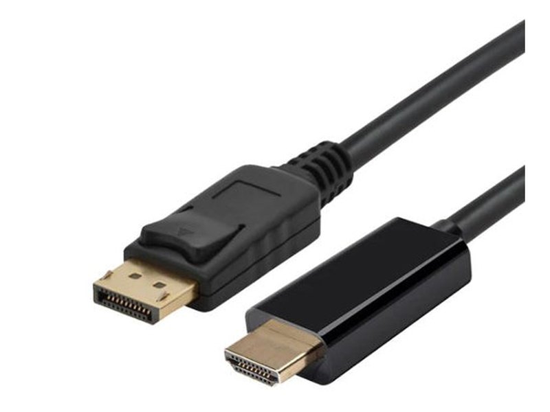 Blupeak DisplayPort Male to HDMI Male Cable 1m
