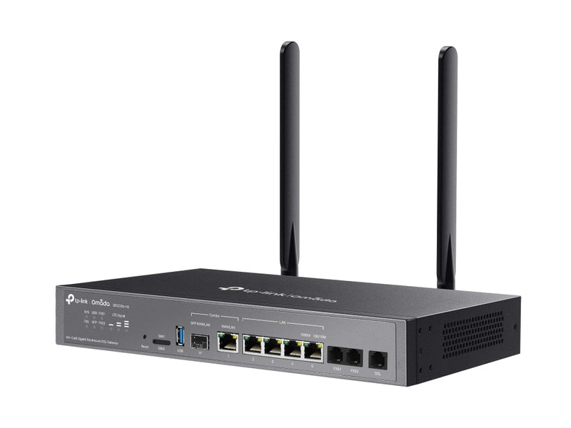 TP-Link DR3220v-4G Omada 4G+ Cat6 Gigabit Rackmount DSL Gateway