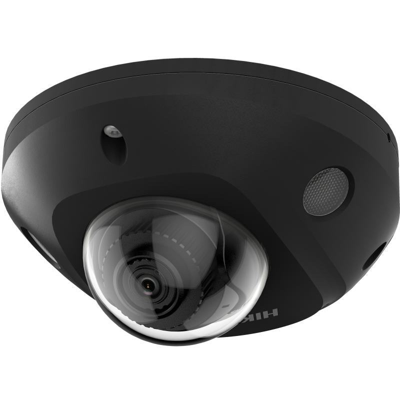 Hikvision Acusense 2CD2566G2-IS 6MP Mini Dome Camera, Black, Fixed 2.8mm, IR 30M, Mic, 3Yr