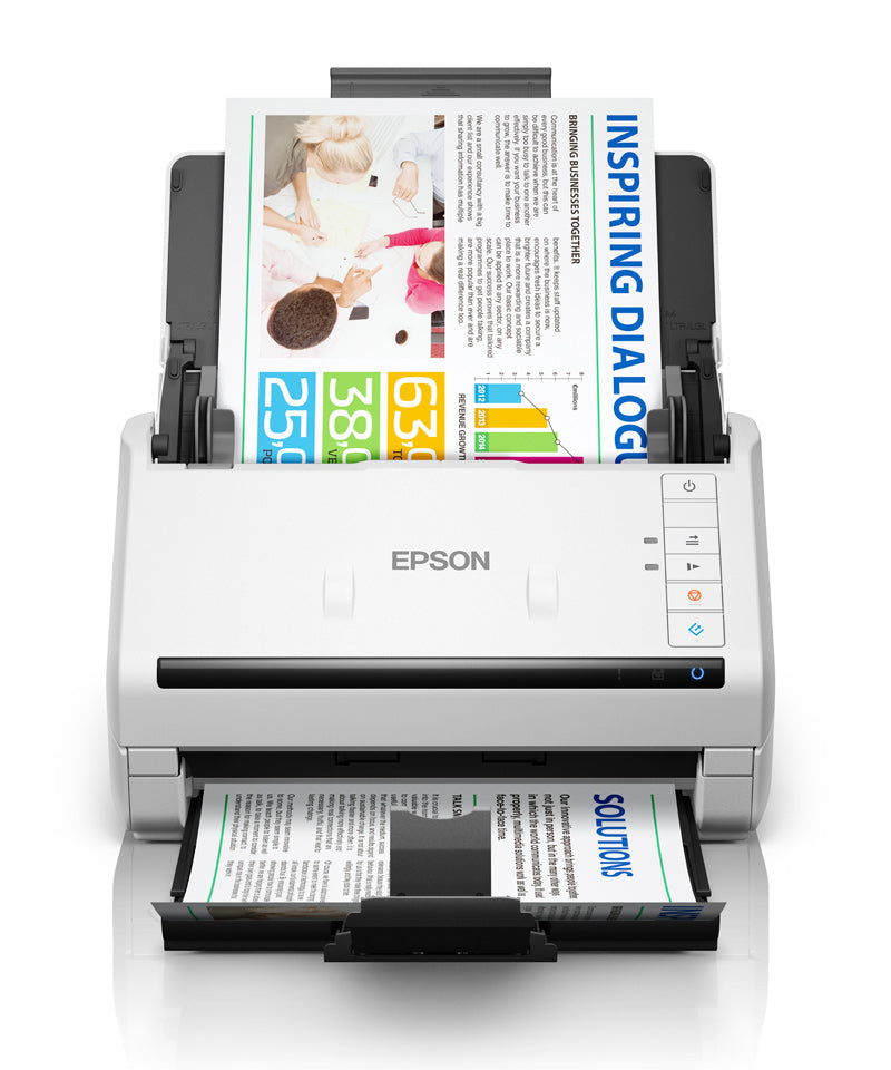 EPSON WorkForce DS-530II Document Scanners, 35ppm / 70 ipm Speed, 4000 Sheets Per Day, RGB LED, Cloud Services, USB 3.0