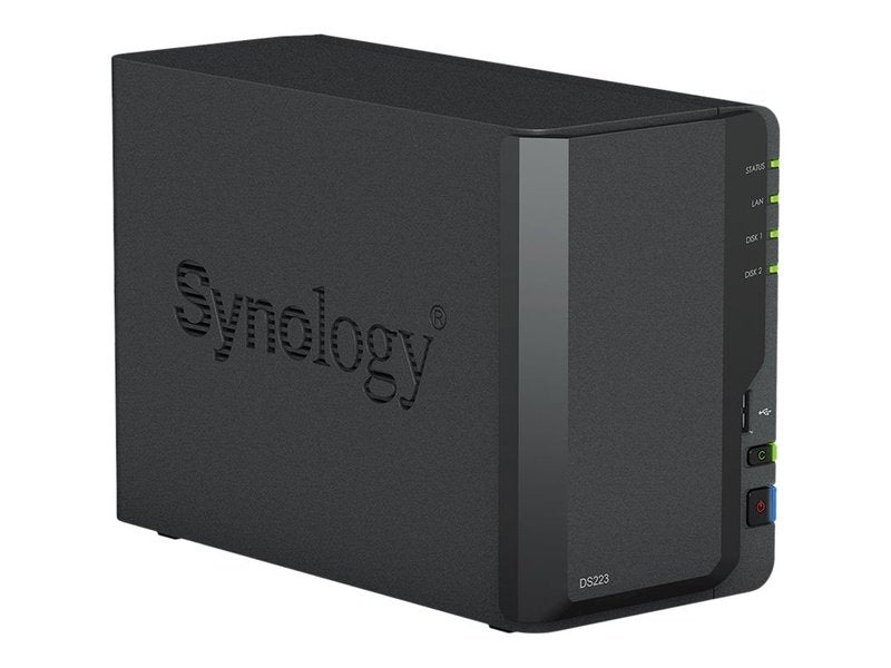 Synology 2-Bay NAS DS223 + Seagate NAS HDD 16TB 2 x 8TB Bundle