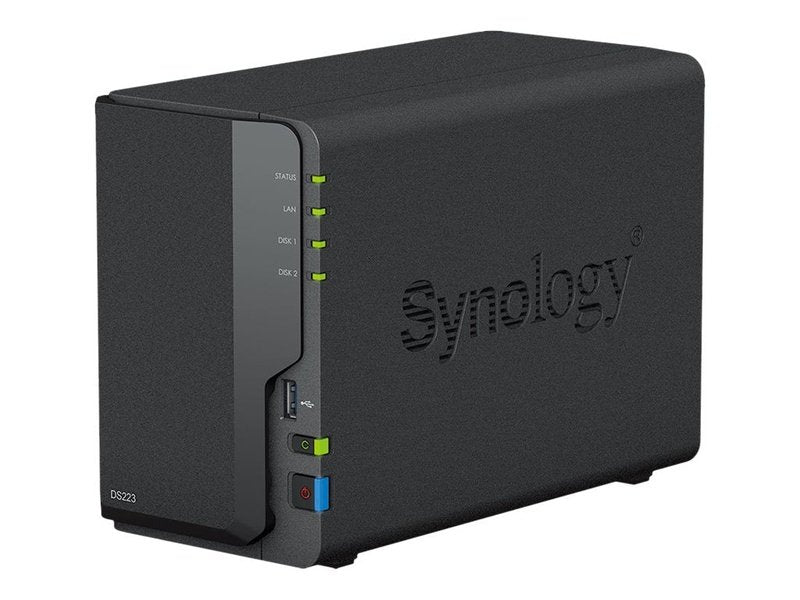 Synology 2-Bay NAS DS223 + Seagate NAS HDD 12TB 2 x 6TB Bundle
