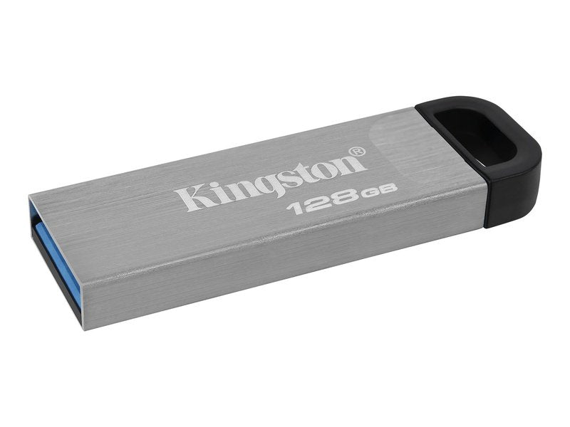 Kingston DataTraveler Kyson DTKN 128GB USB 3.2 Type A Flash Drive Silver