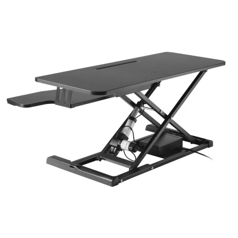 Brateck DWS15-02 Electric Sit-Stand Desk Converter with Keyboard Tray Deck