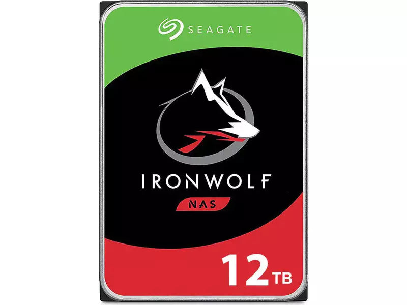 Seagate 12TB IronWolf 3.5" SATA NAS Hard Drive 7200RPM