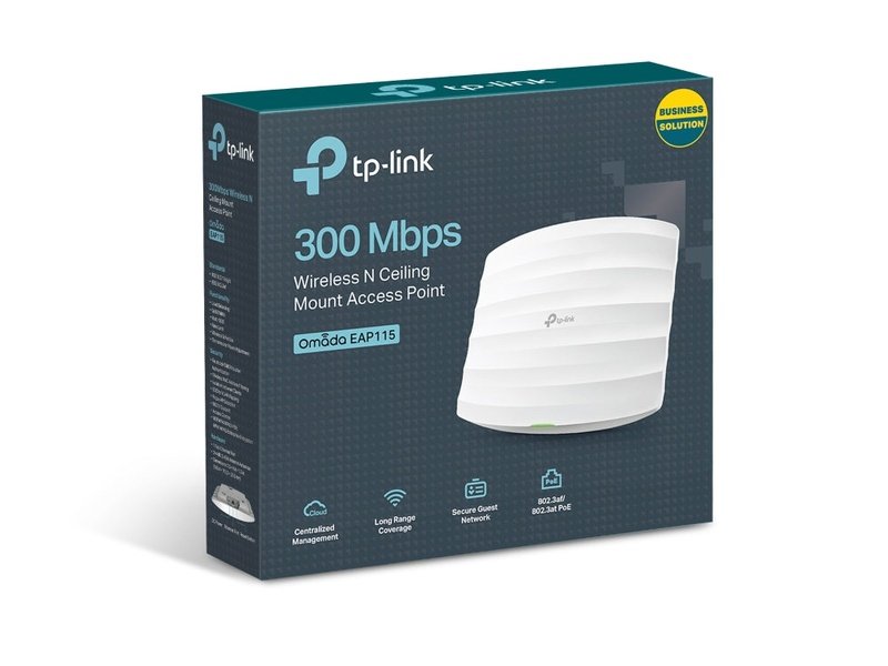 TP-Link EAP115 300Mbps POE Wireless N Ceiling Mount Access Point