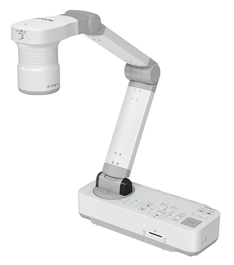 Epson ELP-DC21 FHD Document Camera, 10x digital zoom plus 12x optical zoom