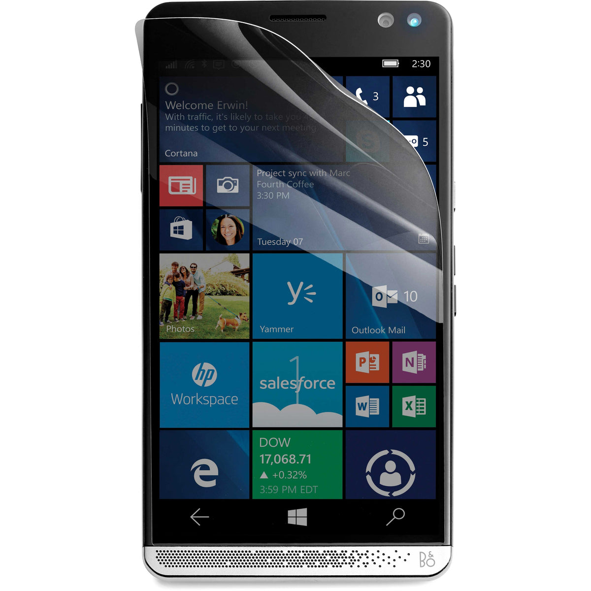 HP Elite x3 Privacy Screen Protector W8W96AA