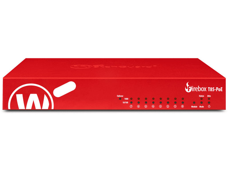 WatchGuard FireBox T85-PoE With 5-YR Total Security Suite (AU) WGT85645-AU