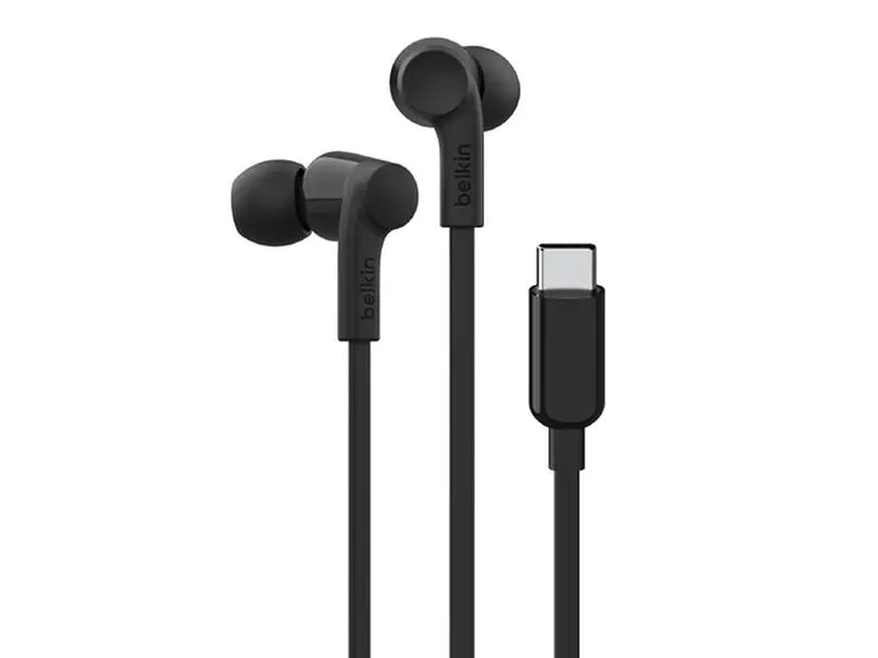 Belkin Headphones With USB-C Black RockStar