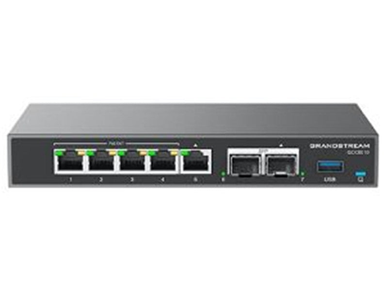 Grandstream BUILT-IN IPPBX, ENTERPRISE GRADE FIREWALL, VPN ROUTER, 2X2.5 GB, 5XGIG NETWORK SWITCH GCC6010