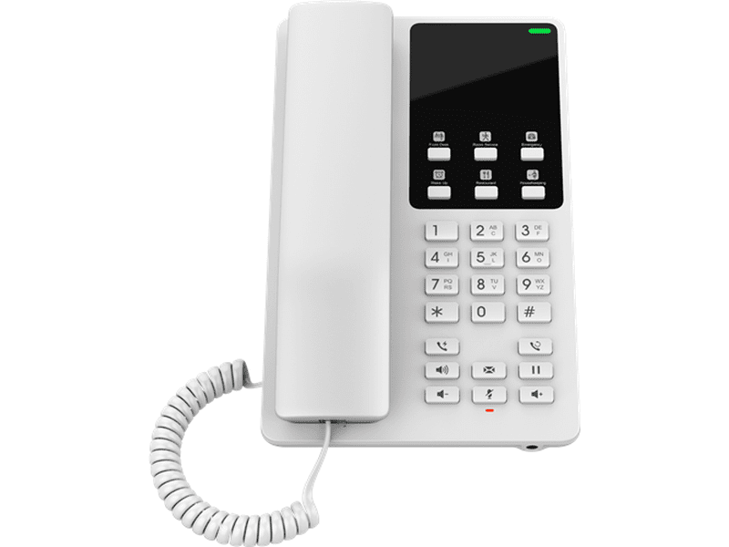 Grandstream GHP620W Hotel Phone, 2 Line IP Phone, 2 SIP Accounts, HD Audio, Built In Wi-Fi, White