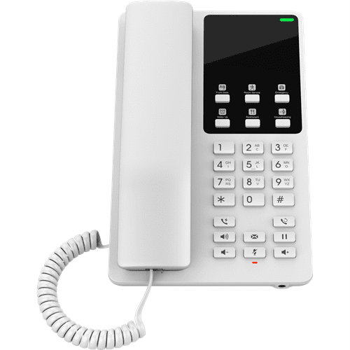 Grandstream GHP620 Hotel Phone, 2 Line IP Phone - White