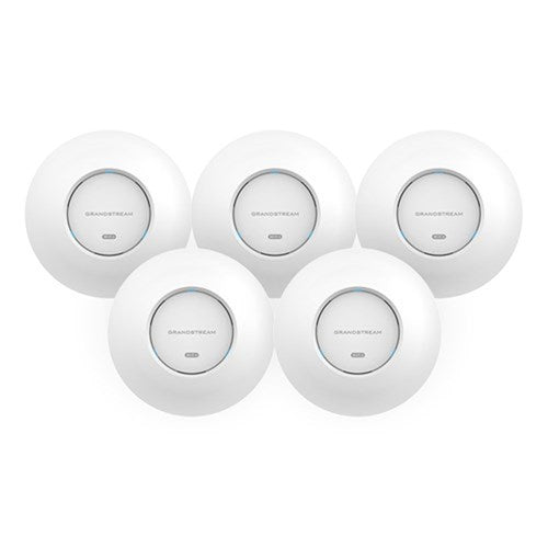 Grandstream GWN7660E-5PACK GWN Enterprise-Grade Wi-Fi 6 Access Point, AX3000 Wi-Fi 6 Access Point, 5G 3x3;2 MU-MIMO Technology, 3Gbps, Up to 175M Cover