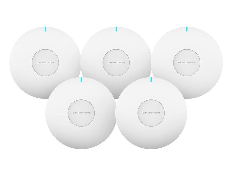 Grandstream 2X2 802.11AX WI-FI 6 PLUGGABLE MESH-AP, AX3000 - 5PACK GR-GWN7660EM-5PACK