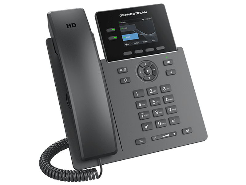 Grandstream GRP2610P 2-line Carrier-Grade IP Phone SIP ACCOUNTS 2.4 SCREEN POE COLOR