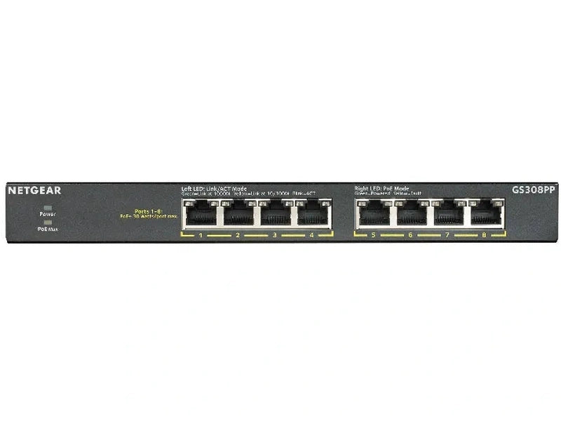 Netgear SOHO 8-port PoE+ Gigabit Unmanaged Switch