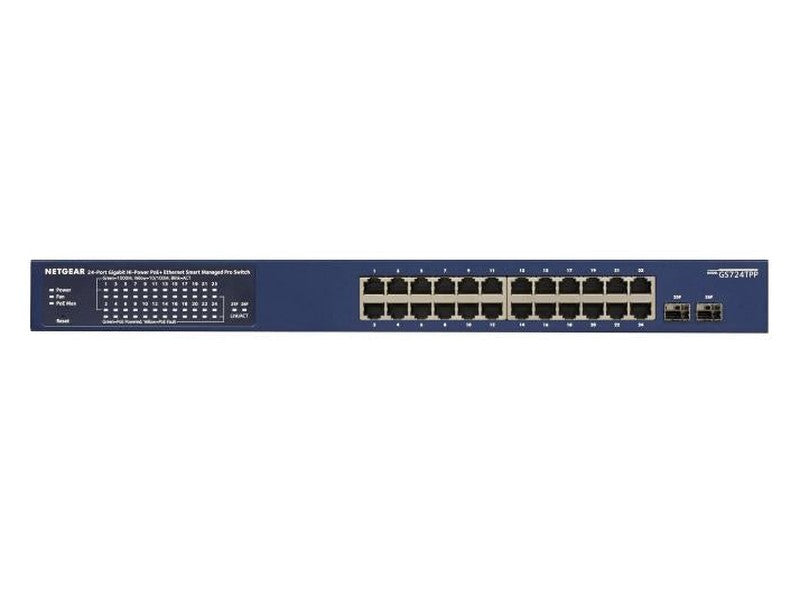 Netgear GS724TPP Managed 24 Port Gigabit PoE+ Switch