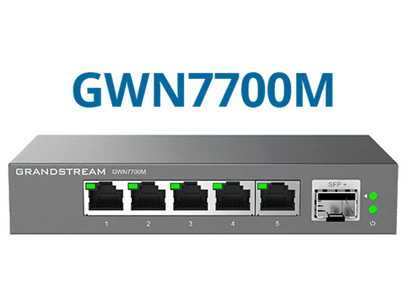 Grandstream GWN7700M 5-Port Unmanaged 2.5 Multi-Gigabit Switch