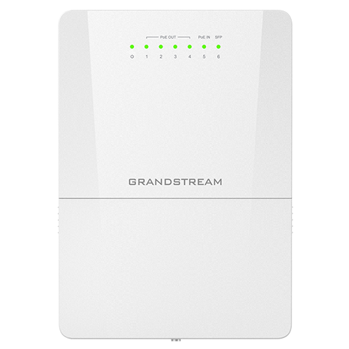 Grandstream GWN7710R Waterproof Outdoor Managed Switch 5 X PoE 1 X Sfp, Poe Output Ac/Dc Powered