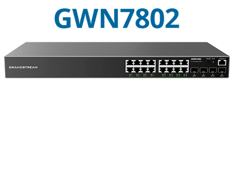Grandstream GWN7802 Enterprise Layer 2+ Managed Network Switch