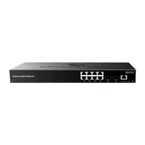 Grandstream GWN7801P Enterprise Layer 2 Managed 8-Port Gigabit PoE Network Switch w/ 2 X SFP