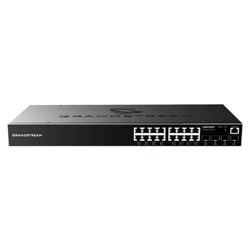 Grandstream GWN7802P Enterprise Layer 2 Managed 16-Port Gigabit PoE Network Switch 4 X SFP