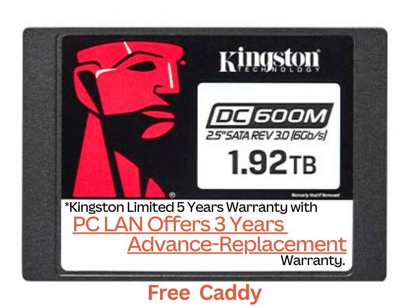 Kingston 1.92TB DC600M MU 2.5” Enterprise SATA SSD