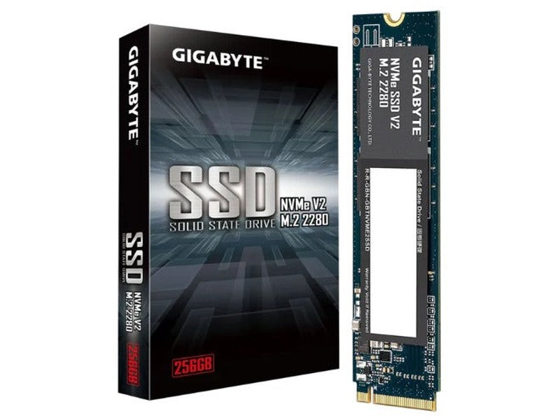 Gigabyte G3 256GB NVMe PCIe 3.0 x4 M.2 2280 SSD 3200MB/s Read, 1200MB/s Write