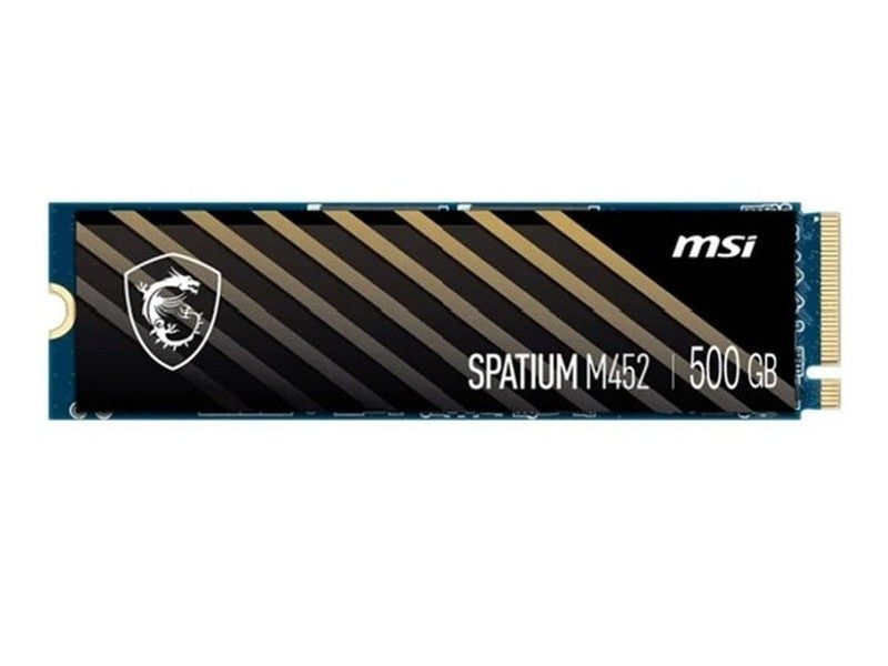 MSI SPATIUM M452 500GB PCIe 4.0 NVMe M.2 2280 SSD 3600/3100 MB/s