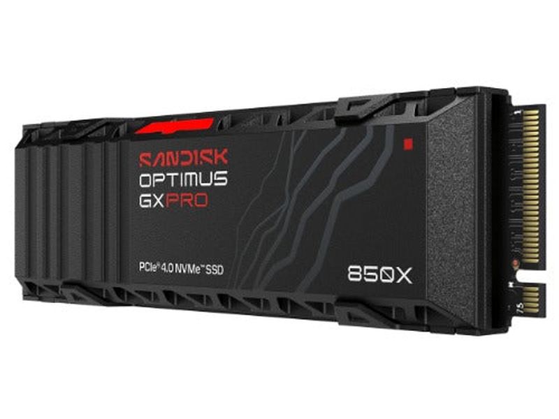 SanDisk Optimus GX PRO 850X 2TB PCIe 4.0 NVMe M.2 SSD with Heatsink