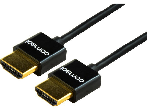Comsol 1M Super Slim High Speed HDMI Cable With Ethernet - Male To Male