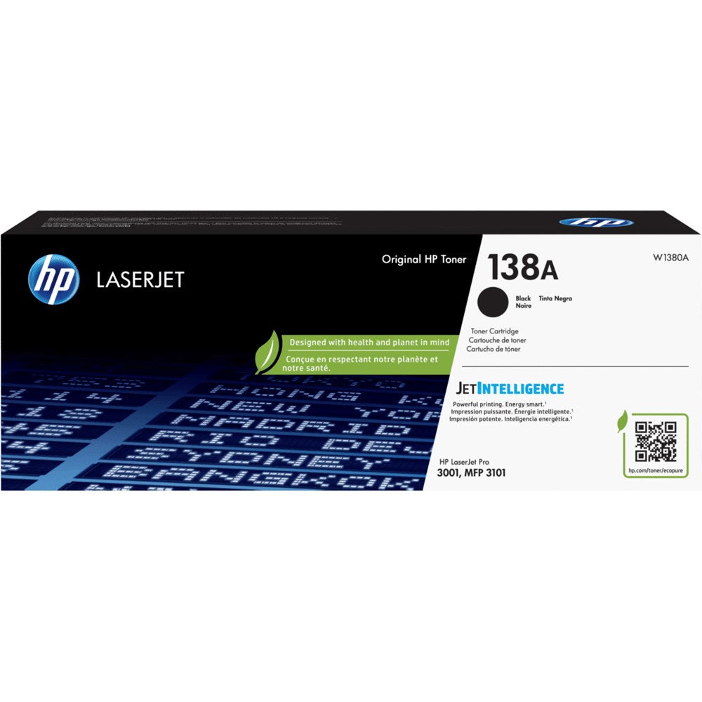 HP 138A Black Original LaserJet Toner Cartridge W1380A