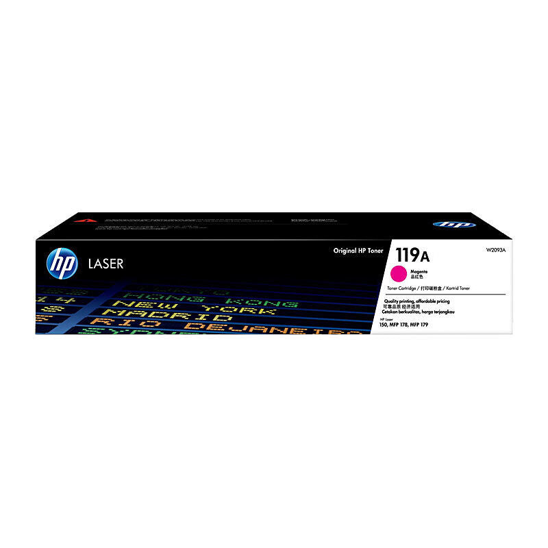 HP 119A Magenta Original Laser Toner Cartridge - HP Color LaserJet 150a/175nw/179fnw Printer (W2093A)