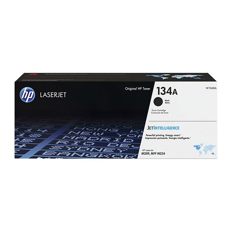 HP 134A Black Original LaserJet Toner Cartridge W1340A