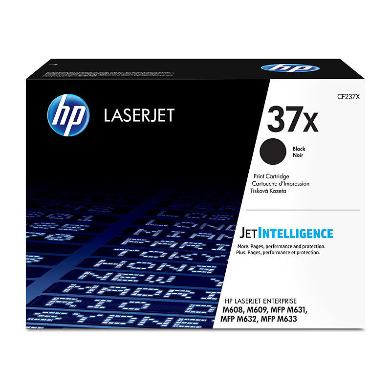 HP 37X High Yield Black Original LaserJet Toner Cartridge CF237X