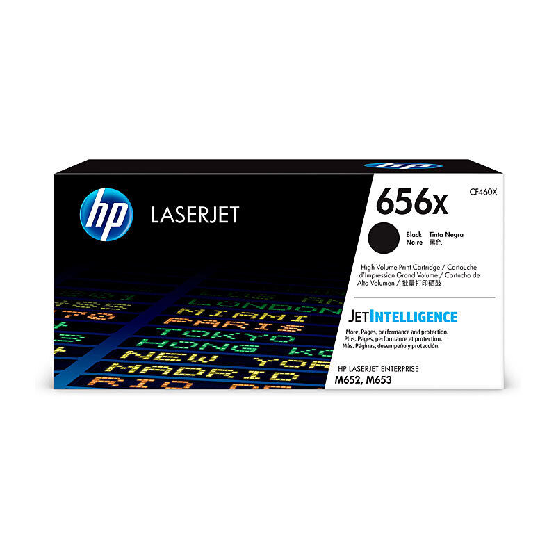 HP 656X Black LaserJet Toner Cartridge (CF460X)