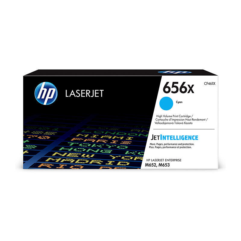 HP 656X Cyan LaserJet Toner Cartridge (CF461X)