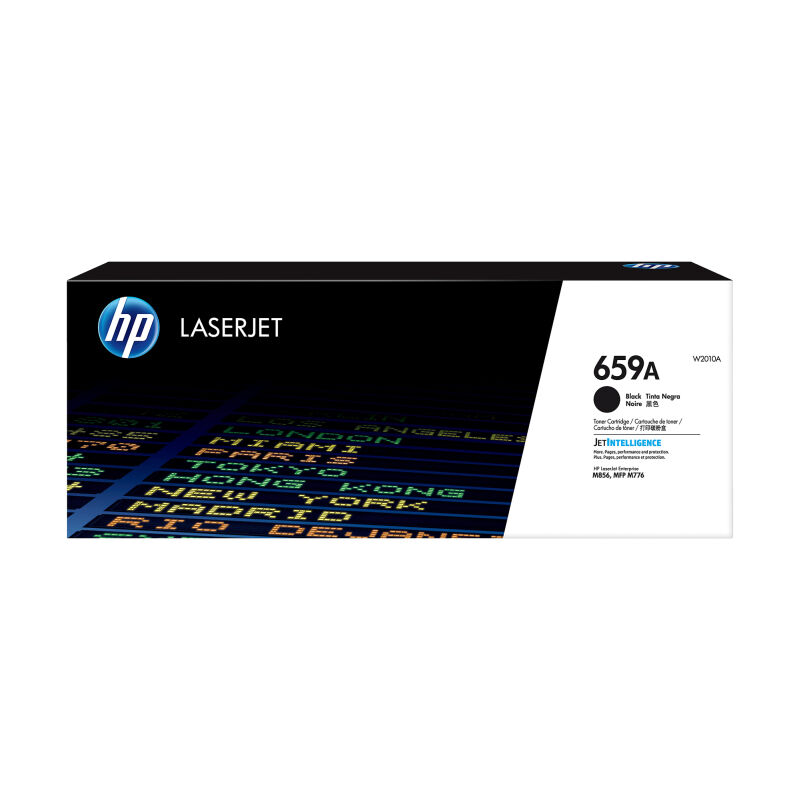 HP 659A Black LaserJet Toner Cartridge - 16,000 Pages. For M856, M776 (W2010A)