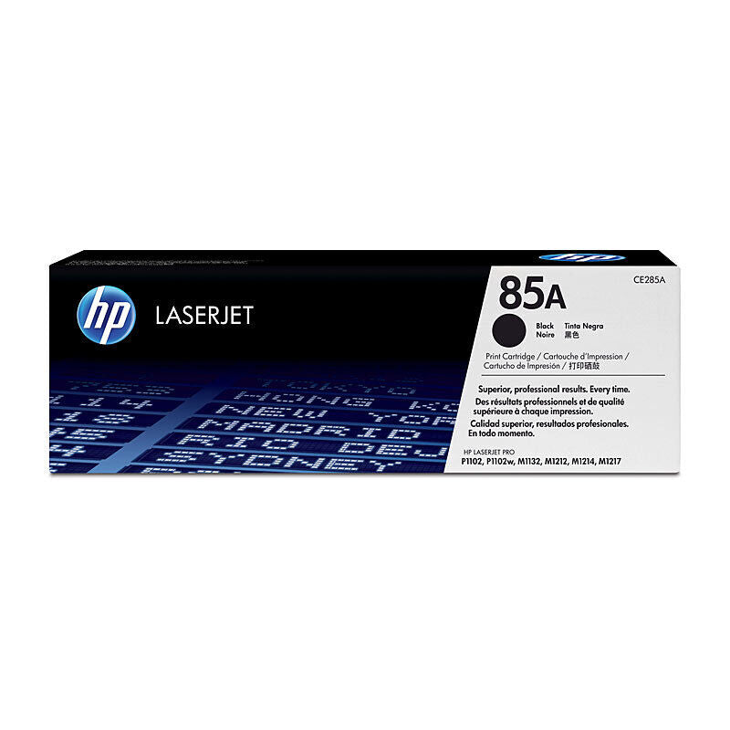 HP 85A Blk Dual Pack LJ Toner Cartridge-1,600 pgs for P1102/M1132/M1212/M1214/M1217 CE285AD