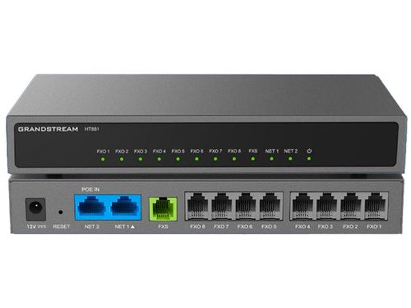 Grandstream HT881 8-Port Analog FXO Gateway