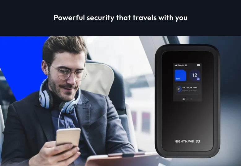 Netgear Nighthawk 5G M7 Mobile WiFi Hotspot Router with eSIM