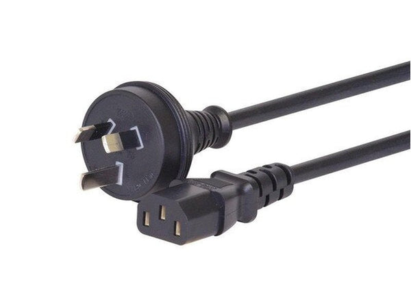 0.5mtr Mains Outlet Power Cable 3PIN AUS(M) - IEC-C13(F) - IEC-3P-.5